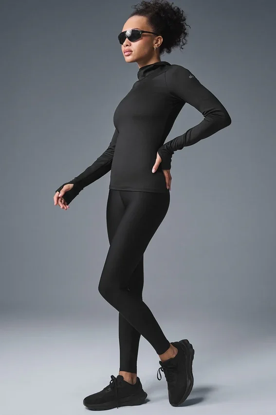 Sudadera con capucha Airlift Winter Warm — Negro