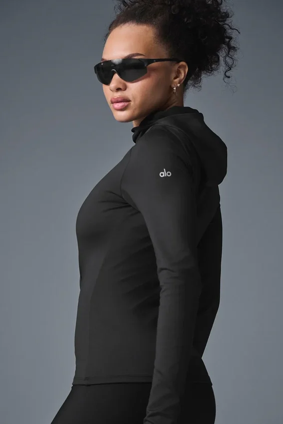 Sudadera con capucha Airlift Winter Warm — Negro
