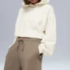 Sudadera con capucha Bae - Marfil