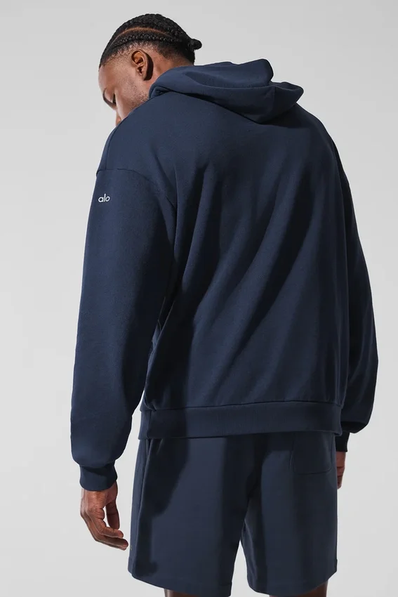 Sudadera con capucha Chill - Azul marino