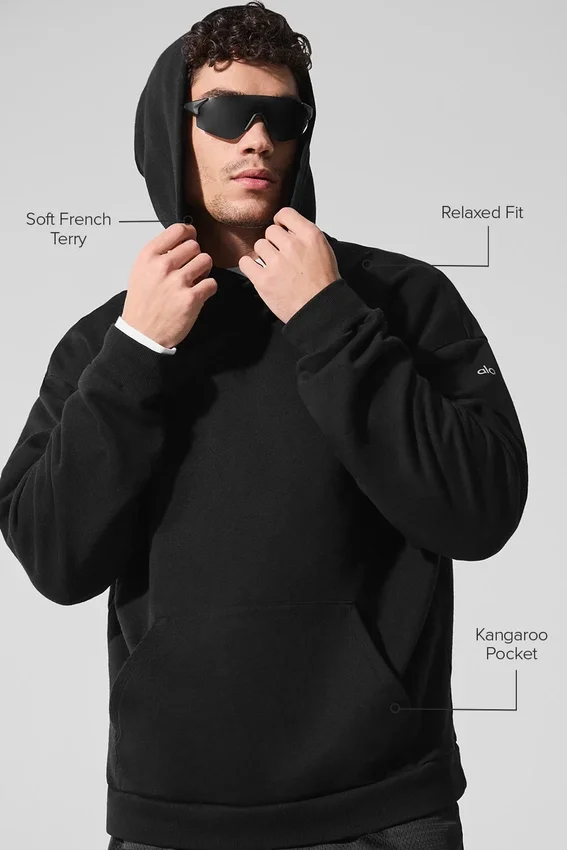 Sudadera con capucha Chill - Negra