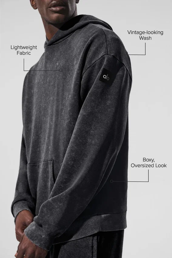 Sudadera con capucha Chill Vintage Wash - Lavado negro