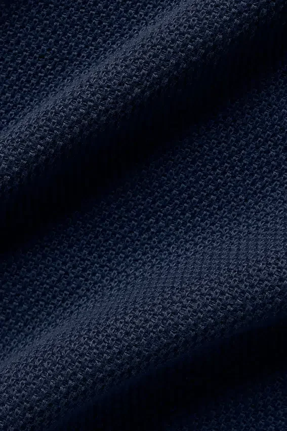 Sudadera con capucha de punto Sports Club - Azul marino