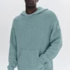 Sudadera con capucha de punto texturizado - Desert Sage