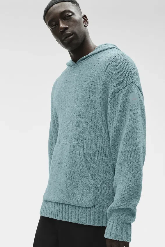 Sudadera con capucha de punto texturizado - Desert Sage