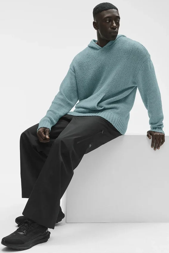 Sudadera con capucha de punto texturizado - Desert Sage