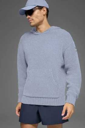 Sudadera con capucha de punto texturizado - Winter Frost