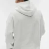 Sudadera con capucha Double Take - Blanco jaspeado