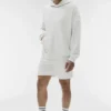Sudadera con capucha Double Take - Blanco jaspeado