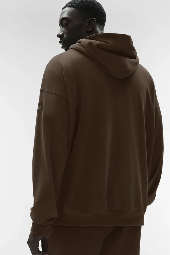 Sudadera con capucha Double Take - Espresso
