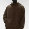 Sudadera con capucha Double Take - Espresso