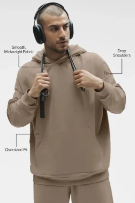 Sudadera con capucha Double Take – Grava