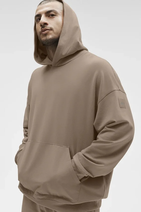 Sudadera con capucha Double Take - Grava
