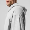 Sudadera con capucha Double Take - Gris jaspeado deportivo