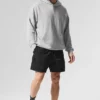 Sudadera con capucha Double Take - Gris jaspeado deportivo