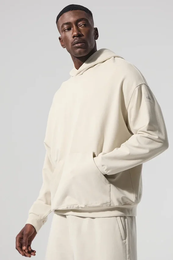 Sudadera con capucha Double Take - Hueso