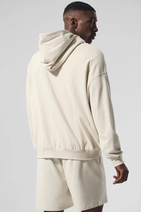 Sudadera con capucha Double Take - Hueso