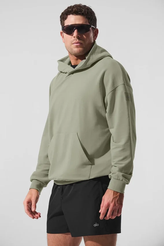 Sudadera con capucha Double Take - Limestone