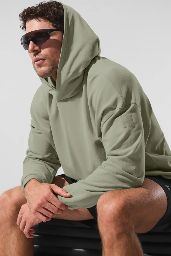 Sudadera con capucha Double Take - Limestone
