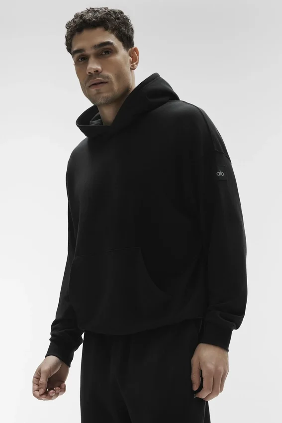 Sudadera con capucha Double Take - Negro