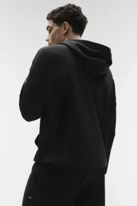 Sudadera con capucha Double Take – Negro