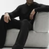 Sudadera con capucha Double Take - Negro