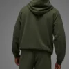 Sudadera con capucha Double Take - Verde oliva