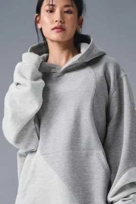 Sudadera con capucha Make Waves - Gris jaspeado atlético tonal