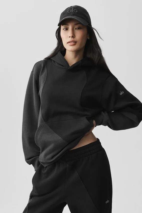 Sudadera con capucha Make Waves - Negro vintage tonal