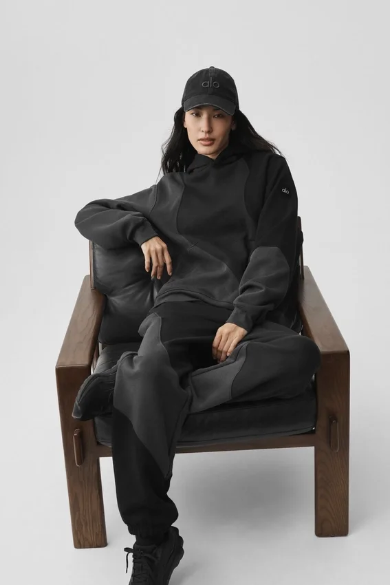 Sudadera con capucha Make Waves - Negro vintage tonal