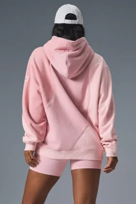 Sudadera con capucha Make Waves – Rosa atardecer tonal