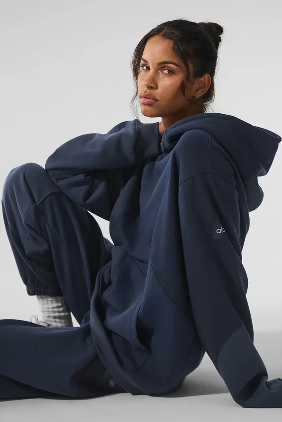 Sudadera con capucha Make Waves - Tonalidad azul marino
