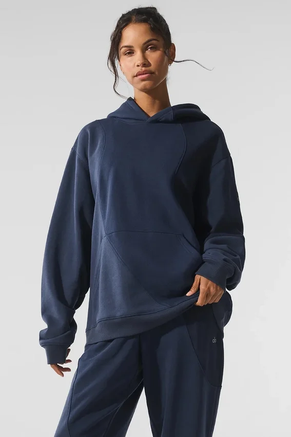 Sudadera con capucha Make Waves - Tonalidad azul marino