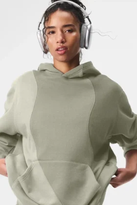 Sudadera con capucha Make Waves - Tonalidad piedra caliza