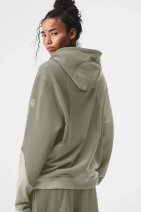 Sudadera con capucha Make Waves – Tonalidad piedra caliza