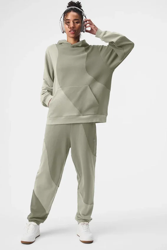Sudadera con capucha Make Waves - Tonalidad piedra caliza
