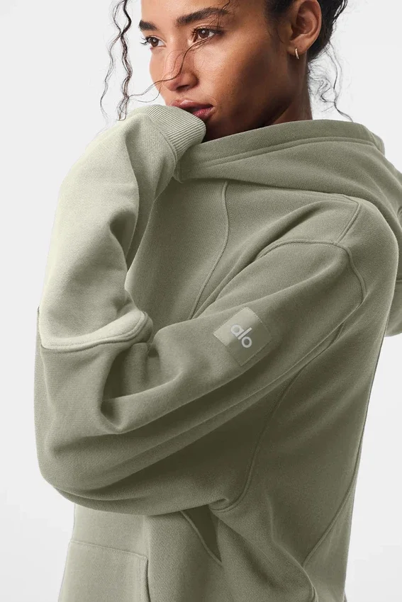 Sudadera con capucha Make Waves - Tonalidad piedra caliza