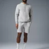 Sudadera con capucha Micro Waffle Fast Break - Gris jaspeado deportivo