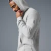 Sudadera con capucha Micro Waffle Fast Break - Gris jaspeado deportivo