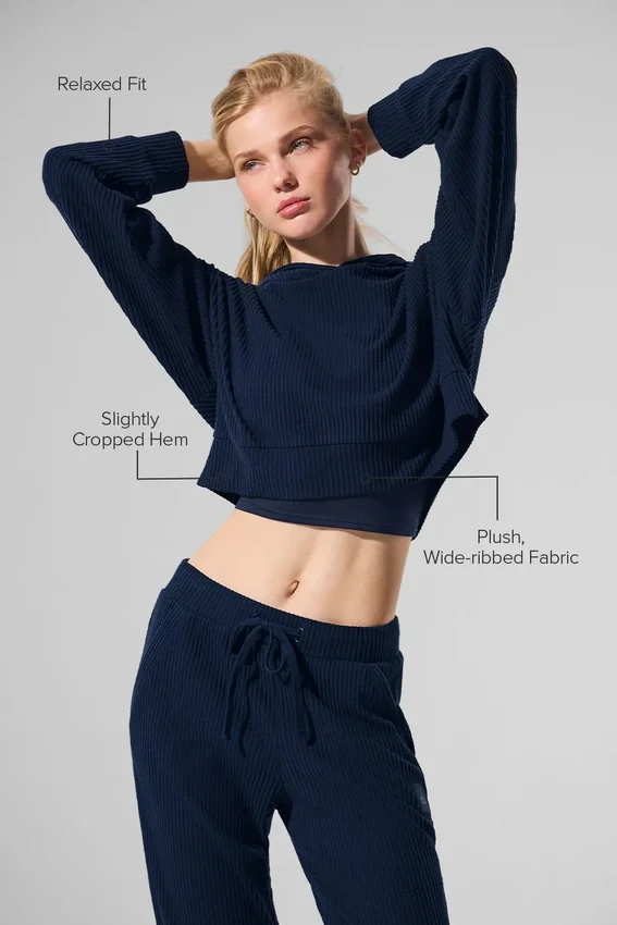 Sudadera con capucha Muse - Azul marino