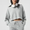 Sudadera con capucha Muse - Gris jaspeado deportivo