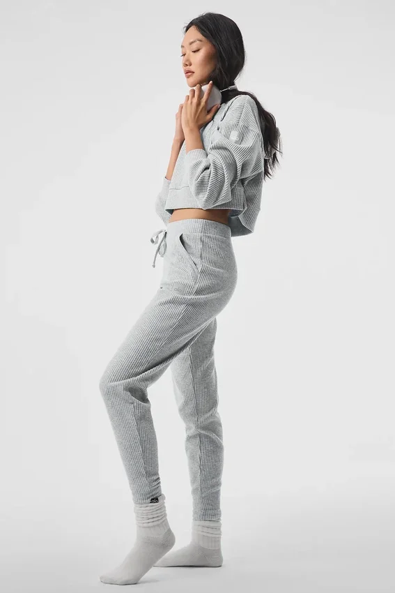 Sudadera con capucha Muse - Gris jaspeado deportivo