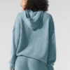 Sudadera con capucha New Class de lana y cachemira - Azul celestial granito jaspeado