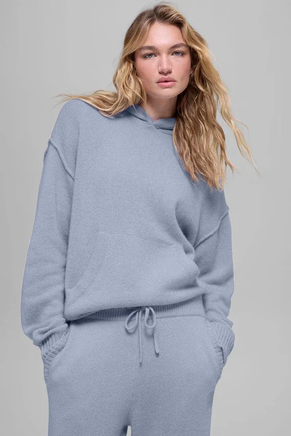 Sudadera con capucha New Class de lana y cachemira - Escarcha de invierno