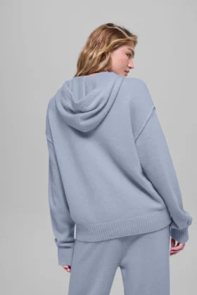 Sudadera con capucha New Class de lana y cachemira – Escarcha de invierno