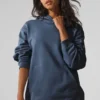 Sudadera con capucha Renown de peso pesado - Bluestone