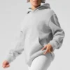Sudadera con capucha Renown de tejido grueso - Gris jaspeado deportivo