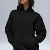 Sudadera con capucha Renown de tejido grueso - Negro