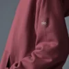 Sudadera con capucha Renown de tejido grueso - Trufa burdeos
