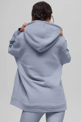 Sudadera con capucha Renown de tejido grueso – Winter Frost